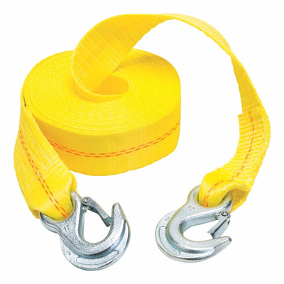 Keeper 2 in. W X 25 ft. L Yellow Tow Strap 5000 lb 1 pk