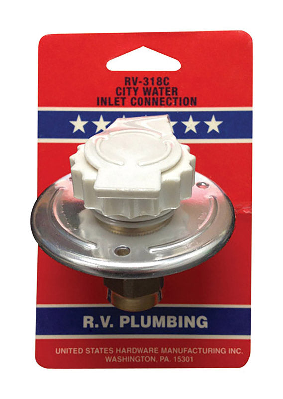 US Hardware City Water Inlet Connection 1 pk