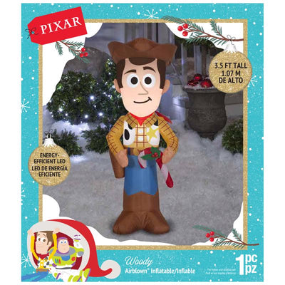 Disney LED Toy Story white 3.5 ft. Woody Inflatable