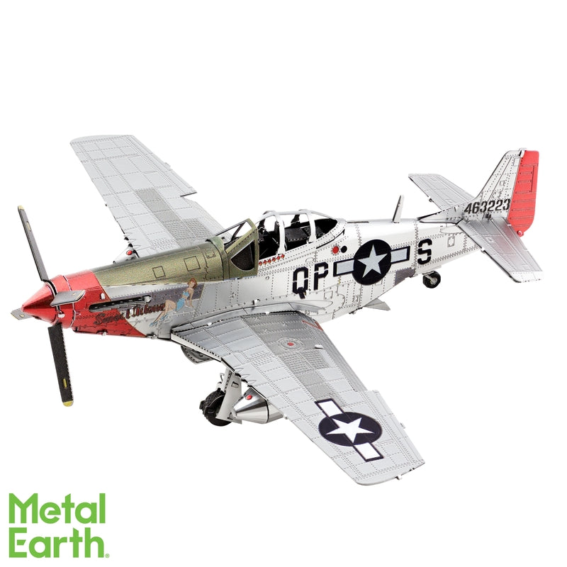 Metal Earth Mustang Sweet Arlene Airplane Metal 2 pc