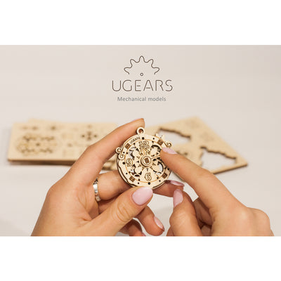 UGears U-Fidget Happy New Gear Wood Brown