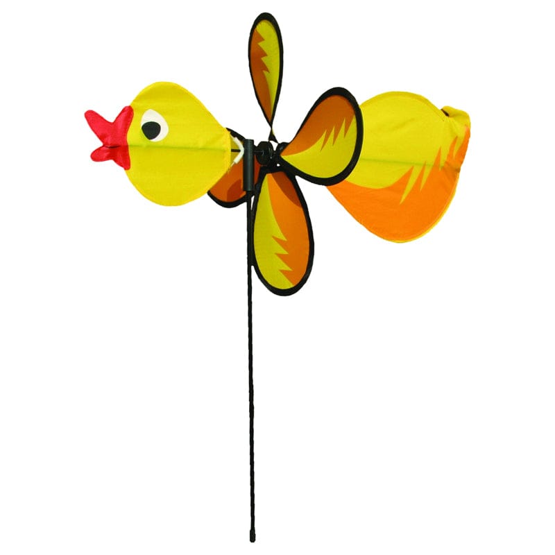 In The Breeze Yellow Polyester 23 in. H Baby Duck Garden Stake Spinner