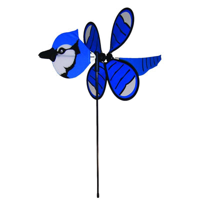 In The Breeze Blue Polyester 23 in. H Jay Baby Garden Stake Spinner