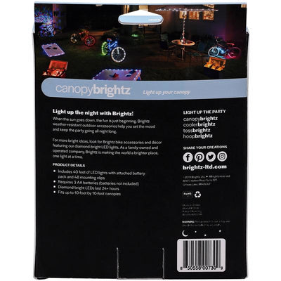 Brightz canopy lights Canopy and Patio Umbrella Lighting 1 pk