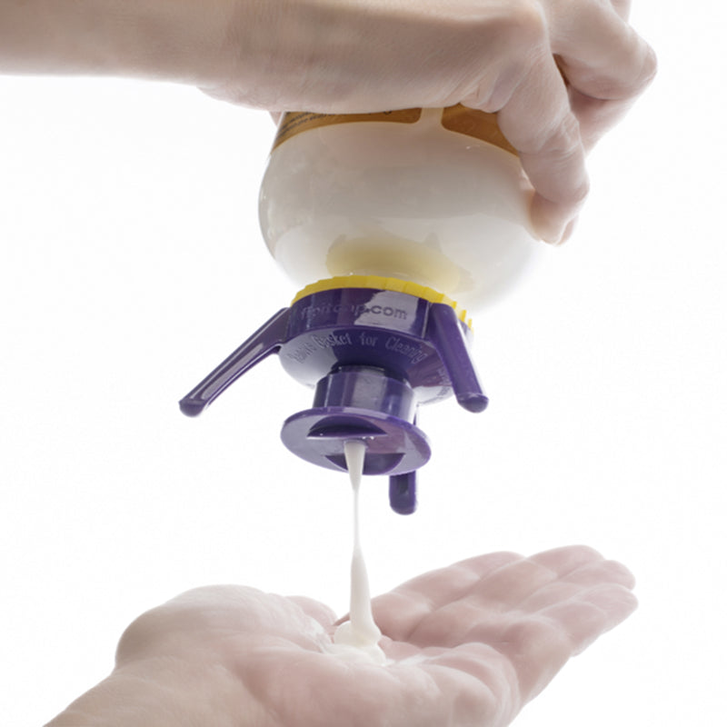 Flip-it! Purple Polypropylene Bottle Emptying Kit