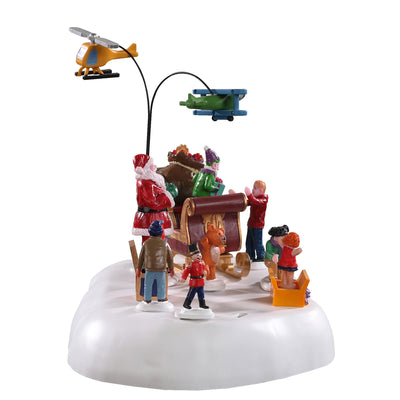 Lemax Multicolored Jolly Toys Santa & Children Table Decor 6.46 in.