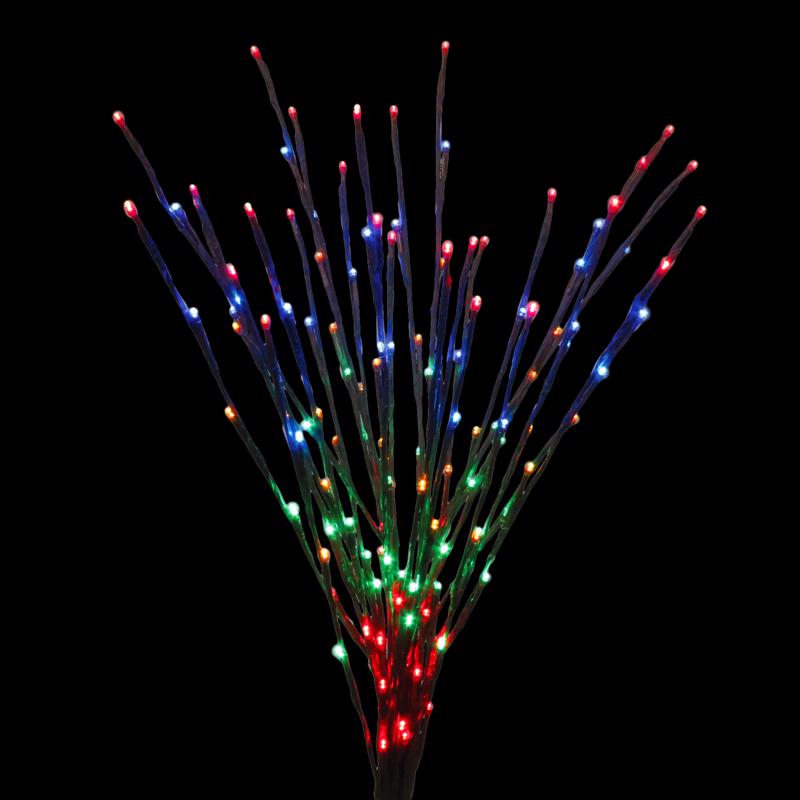 Celebrations Platinum LED Multi 32 in. Light Burst Yard Decor