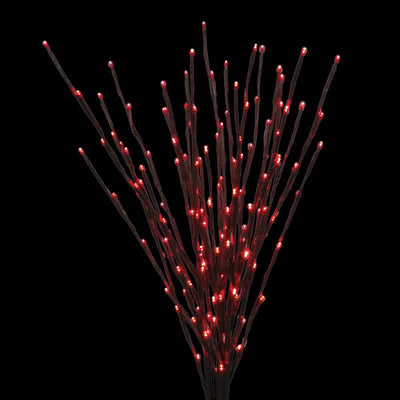 Celebrations Platinum LED Red 32 in. Light Burst Yard Decor