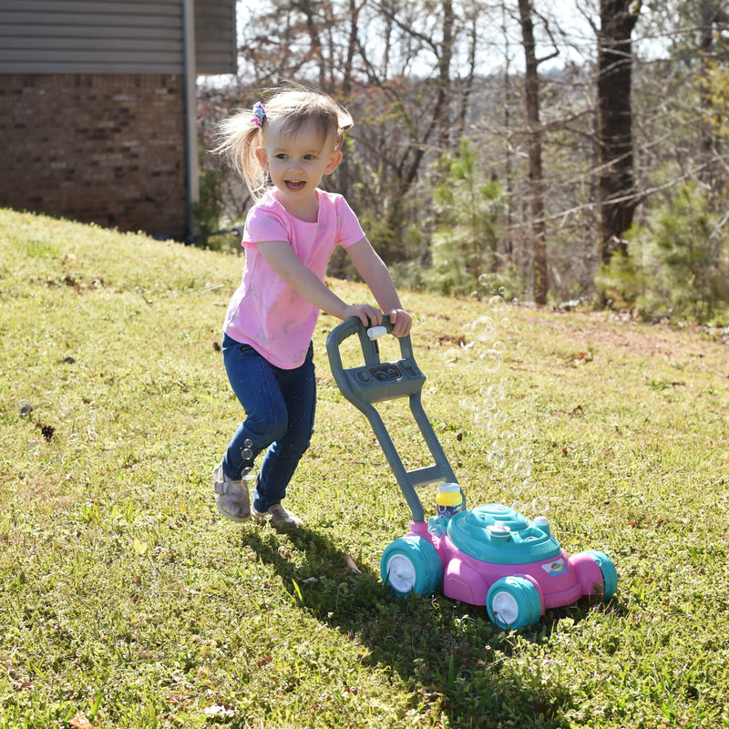 Maxx Bubbles Bubble N Go Mower Plastic Pink 1 pc
