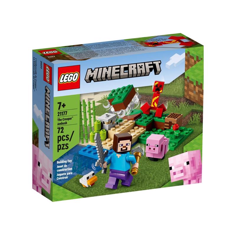 LEGO Minecraft The Creeper Ambush Multicolored 72 pc