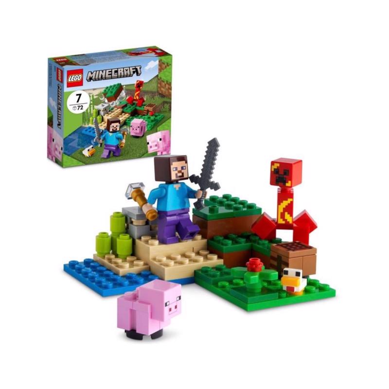LEGO Minecraft The Creeper Ambush Multicolored 72 pc