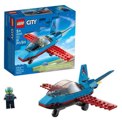 LEGO City Stunt Plane Plastic Multicolored 59 pc