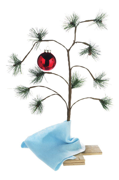 Product Works Green Charlie Brown Tree Indoor Christmas Decor 24 in.