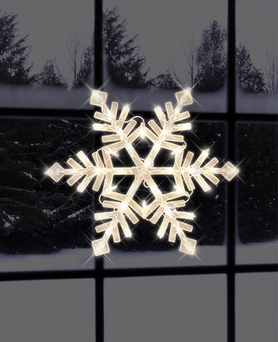 Impact Innovations 17 in. Snowflake Silhouette Hanging Decor