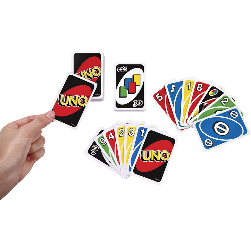 UNO Card Game Plastic Multicolored