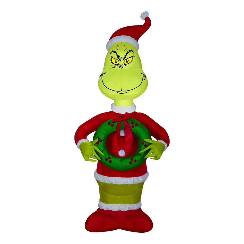 Gemmy Airblown 3.5 ft. Santa Grinch Inflatable