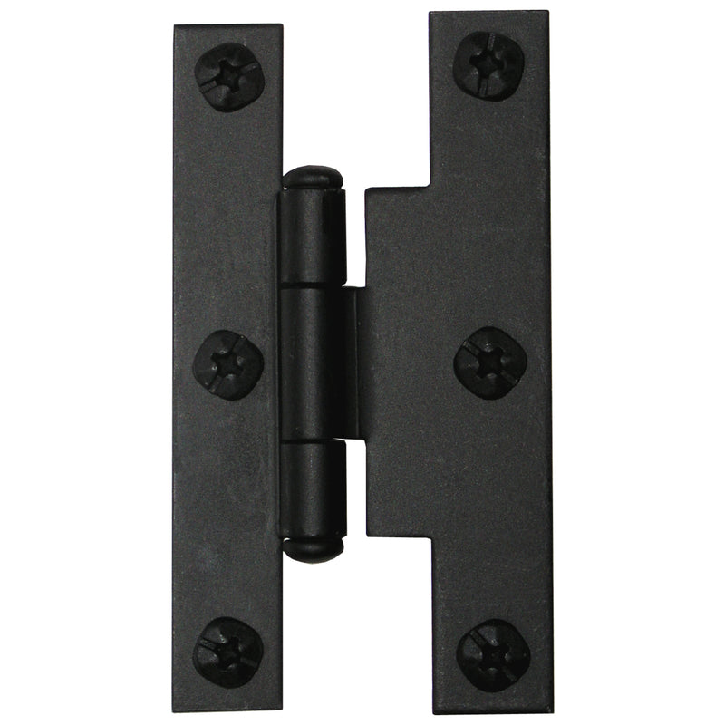 Acorn 1-11/16 in. W Iron Black Iron H-L Hinge 1 pk 