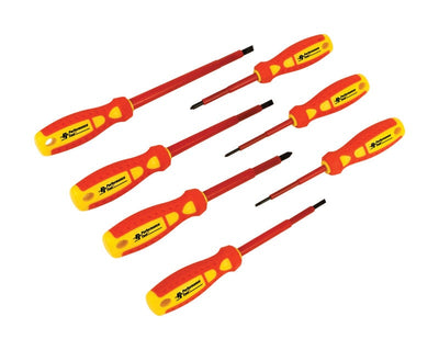 Advance Drainage Systems 3-1/4 in. Barb X 2 in. D Barb Polyethylene 4 in. Downspout Adapter 1 pk Stringliner 0.5 oz Mason Line and Reel 540 ft. Twisted Performance Tool Phillips/Slotted Electrical Screwdriver Set 7 pc 
