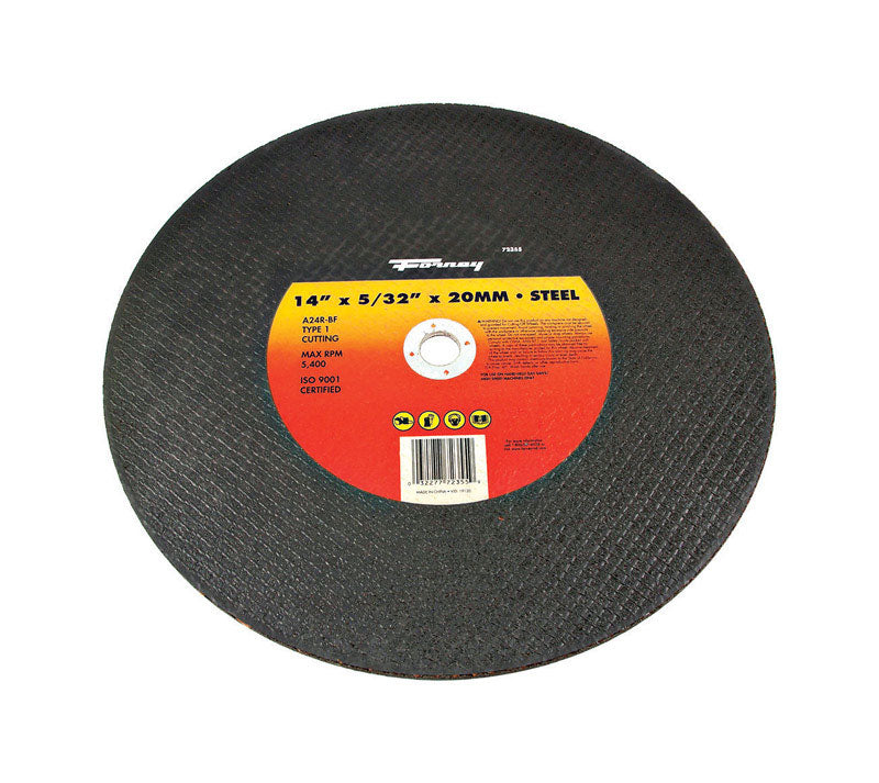 Anvil Beck 1-1/2 in. MPT Galvanized Steel 3 in. L Nipple Forney 14 in. D X 20 mm Aluminum Oxide Metal Cutting Wheel 1 pc 
