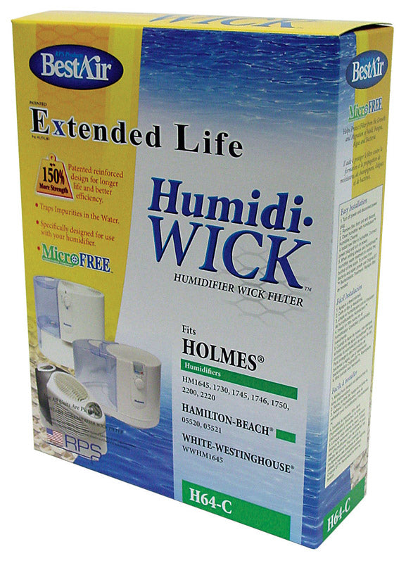 BestAir Humidifier Wick 1 pk For Fits for Bionaire model BCM1745 BWF-64 