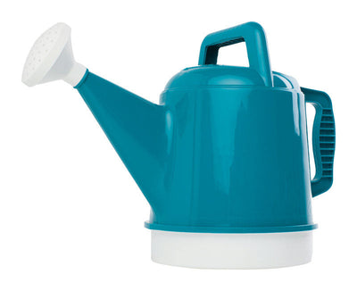 Bloem Deluxe Earthly Yellow 2.5 gal Plastic Watering Can Bloem Deluxe Bermuda Teal 2.5 gal Plastic Watering Can 