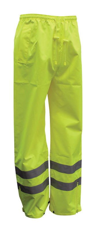 Boss Hi-Vis Yellow Polyester Rain Pants M 