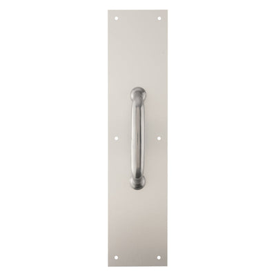 Brinks 15 in. L Satin Aluminum Pull Plate 