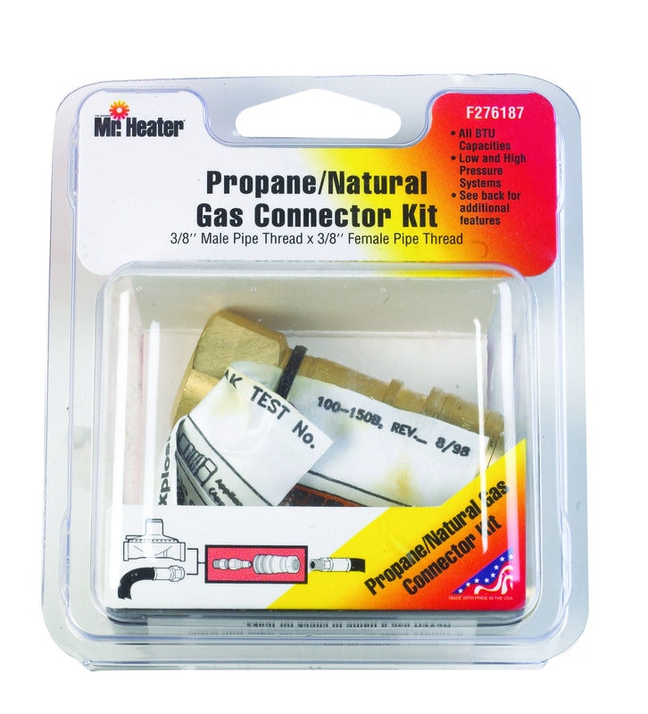 Bussmann 0.5 amps Time Delay Glass Fuse 2 pk Mr. Heater 3/8 in. D X 3/8 in. D Brass Male Pipe Thread x Female Flare Excess Flow Male Plug 