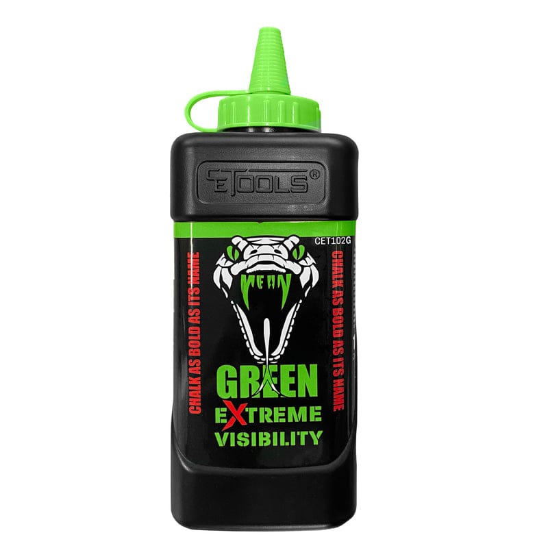 CE Tools Extreme Visibility 10 oz Standard Extreme Visibility Marking Chalk Fluorescent Pink 1 pk CE Tools Extreme Visibility 10 oz Standard Extreme Visibility Marking Chalk Fluorescent Green 1 pk 