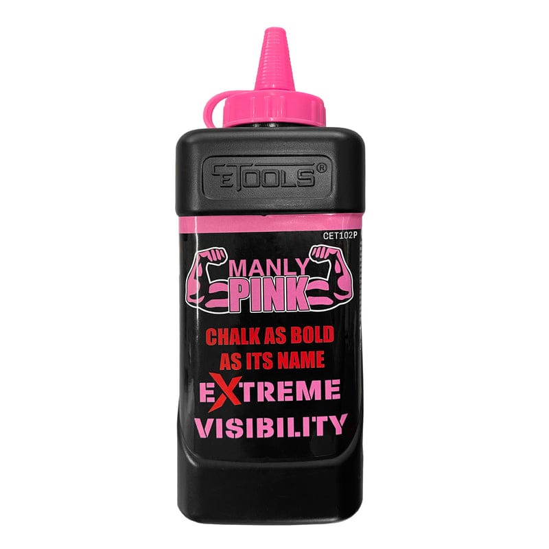 CE Tools Extreme Visibility 10 oz Standard Extreme Visibility Marking Chalk Fluorescent Pink 1 pk 