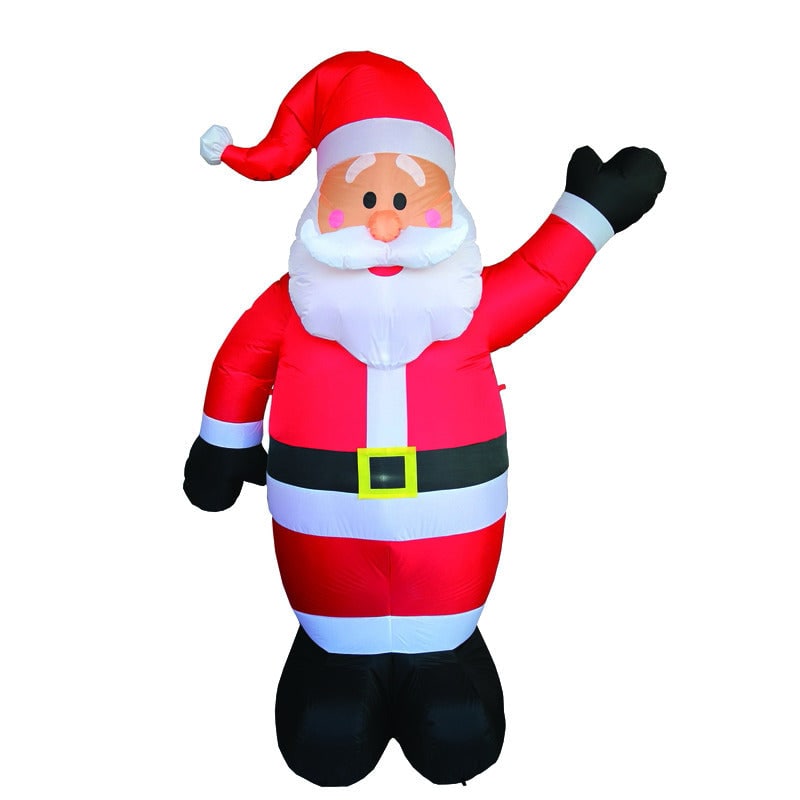 Celebrations 8 ft. Snowman Inflatable Celebrations 8 ft. Santa Inflatable 