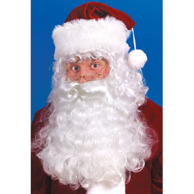 Celebrations Incandescent C7 Multicolored 7 ct Novelty Christmas Lights 8 ft. Fun World Red/White Wig & Beard Set Christmas Santa Suit 
