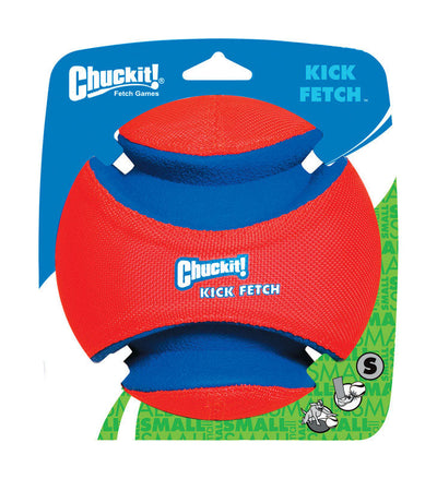 Chuckit! Blue/Orange Rubber Kick Fetch Ball Dog Toy Small 1 pk 