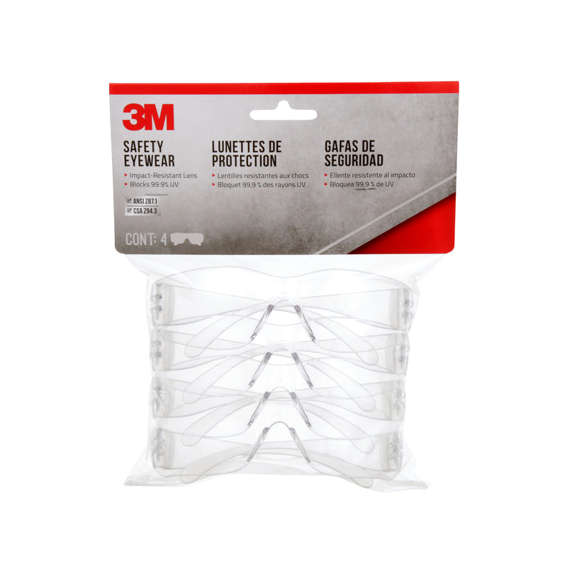 Command Medium/Large Plastic Refill Strips 6 pk Purdy White Dove Woven Dralon Fabric 9 in. W X 3/8 in. Paint Roller Cover 1 pk 3M Impact-Resistant Safety Glasses Clear Lens Clear Frame 4 pk 