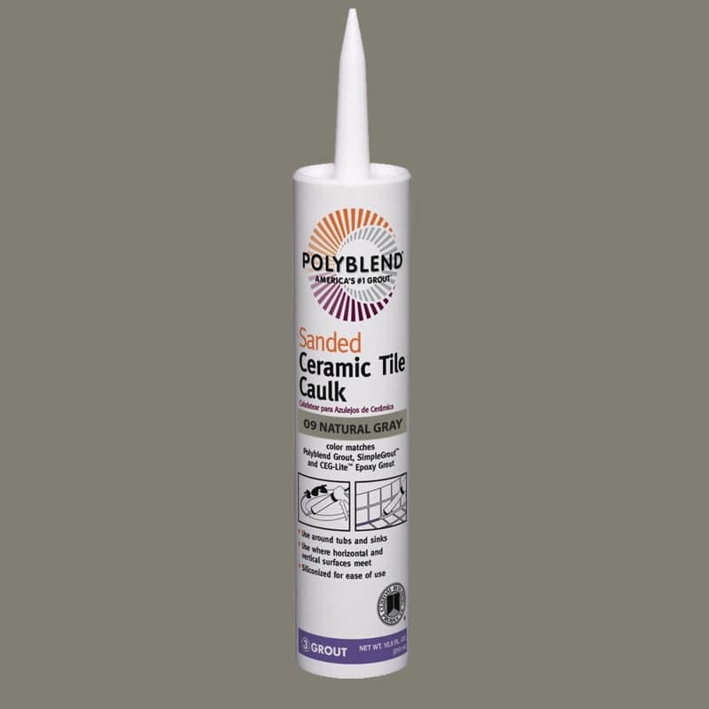 Custom Building Products Polyblend Natural Gray Siliconized Acrylic Tile Caulk 10.5 oz 