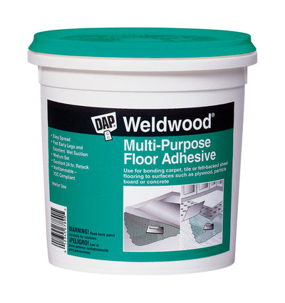 DAP WeldWood High Strength Synthetic Latex-Resins Floor Adhesive 1 qt 