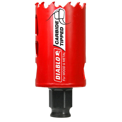 Diablo 1-5/8 in. Carbide Tipped Diablo Mandrel Hole Saw 1 pc 