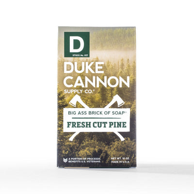 Duke Cannon Fresh Cut Pine Scent Bar Soap 10 oz 