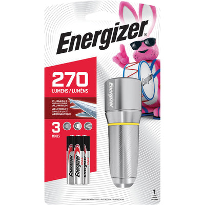 Energizer Vision HD + 270 lm Gray LED Flashlight AAA Battery 