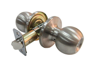 Faultless Ball Satin Entry Knobs Right Handed 