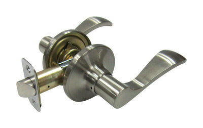 Faultless Naples Lever Satin Nickel Passage Lever Right Handed 