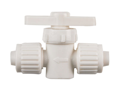 Flair-It 1/2 in. 1/2 in. Plastic Supply Valve 
