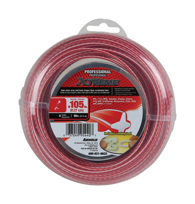 Forney 4.5 mm Chiseling Nozzle 4000 psi Arnold Xtreme Professional Grade 0.105 in. D X 90 ft. L Trimmer Line 