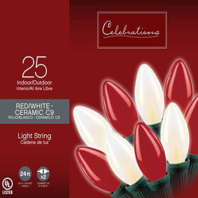 Forney #4 Welding Cable Lug Copper 2 pc Celebrations Incandescent C9 Red/White 25 ct String Christmas Lights 24 ft. 