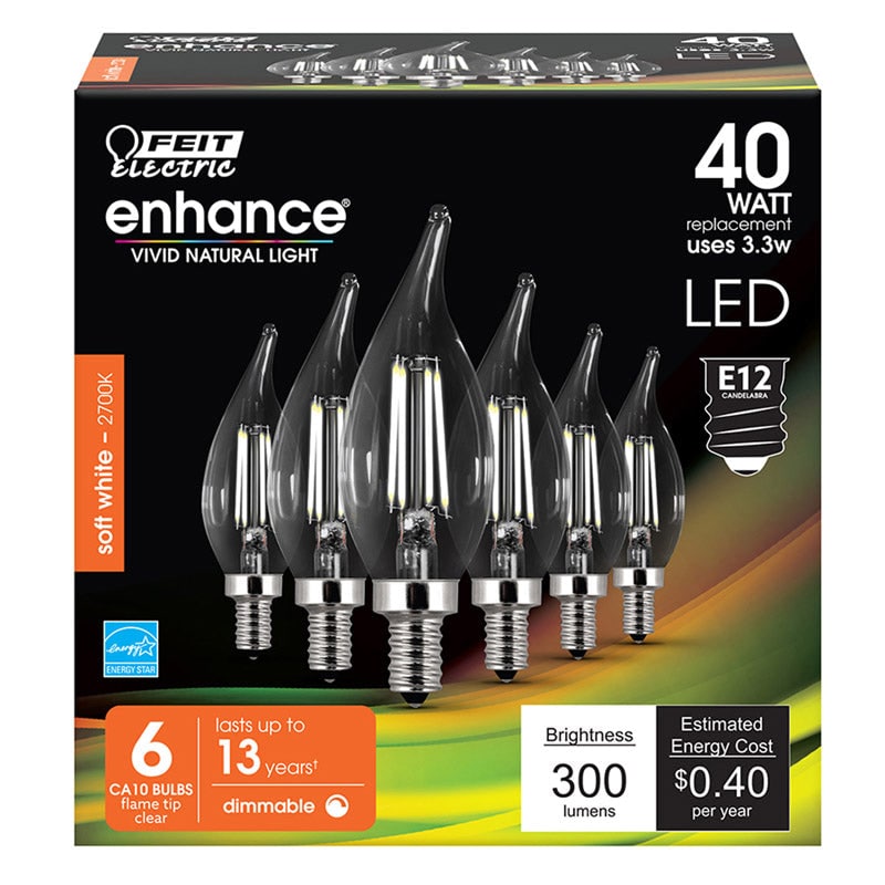 Gator 42 in. L X 1 in. W Aluminum Oxide Sanding Belt 120 Grit Fine 3 pc Feit Electric Enhance CA10 E12 (Candelabra) Filament LED Bulb Daylight 40 Watt Equivalence 6 pk Feit Electric Enhance CA10 E12 (Candelabra) Filament LED Bulb Soft White 40 Watt Equivalence 6 pk 