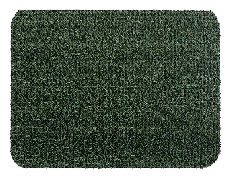 GrassWorx 24 in. L X 18 in. W Taupe Flair AstroTurf Door Mat GrassWorx Clean Machine 24 in. L X 18 in. W Green AstroTurf Door Mat 