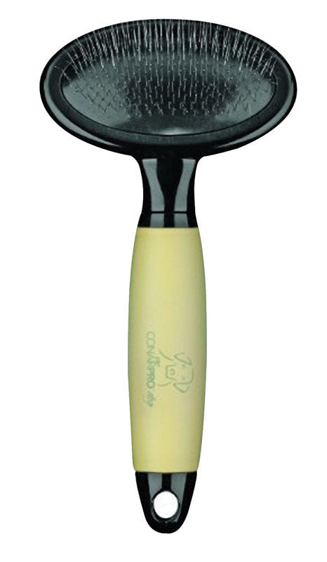 Grip-Rite No. 12 1 in. Cap Bright Steel Nail Full Round Head 1 lb Leviton 15 amps 125 V Duplex Brown Outlet 5-15R 1 pk ConairPRO Black/Yellow Cat/Dog Slicker Brush 1 pk 