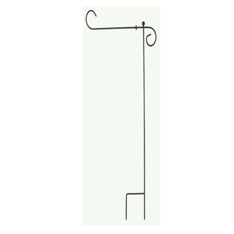 Hangman Gold Heavy Duty Double Headed Hanger 100 lb 25 each Valley Forge 40 in. L Steel Garden Flag Holder Polished 