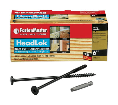 Homewerks 1/2 in. FIP X 1/2 in. D FIP 20 in. Braided Stainless Steel Supply Line BK Products 4 in. Compression each X 2 in. D MPT Tapped Saddle Tee 1 pk FastenMaster HeadLok 6 in. L Spider Flat Head Deck Screws 50 pk 