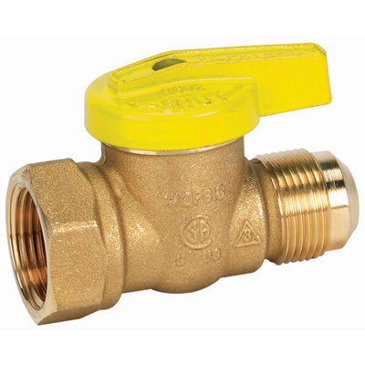 Homewerks 3/4 in. Brass Flare x FIP Gas Ball Valve 